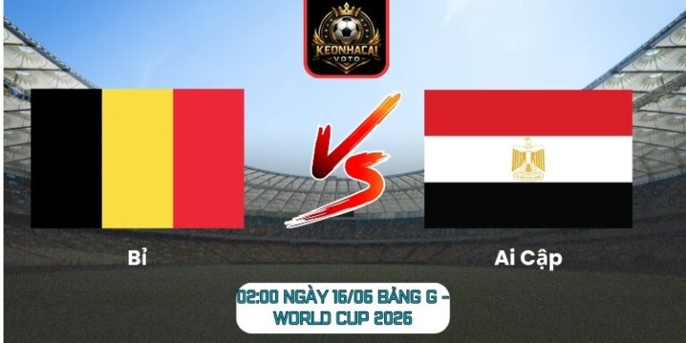 Bỉ vs Ai Cập